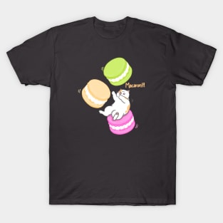 Cat and Macaron T-Shirt